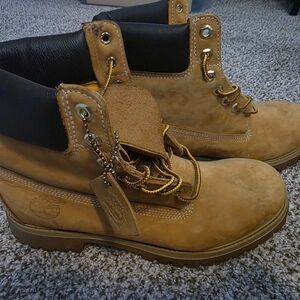 Timberland Men's Wheat/Tan Nubuck Work Boots